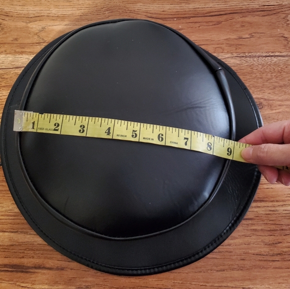 Absolute Vibe Plague Doctor Hat Black Size Medium 100% Polyurethane New - Picture 5 of 6